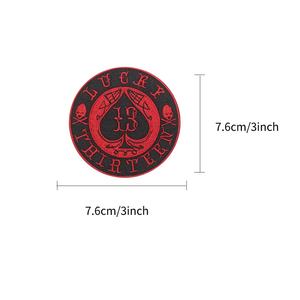 Patch de broderie de lettre d'approvisionnement direct d'usine mode <span class=keywords><strong>pour</strong></span> <span class=keywords><strong>autocollant</strong></span> en <span class=keywords><strong>tissu</strong></span> <span class=keywords><strong>Velcro</strong></span> <span class=keywords><strong>pour</strong></span> vêtements Patch en PVC-chapeau Style thermocollant - Product Image 5