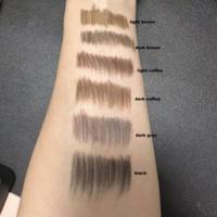 Crayon à sourcils personnalisé avec logo privé, brosse intégrée, imperméable, végan, longue tenue, stylo à sourcils OEM ODM, vente en gros, faible MOQ