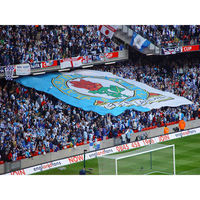 Hochwertiges Digitaldruck-Mesh-Banner für Außenbereich Einseitig Bedrucktes Vinyl-Banner Großformatige Werbetafel für Fußballfans