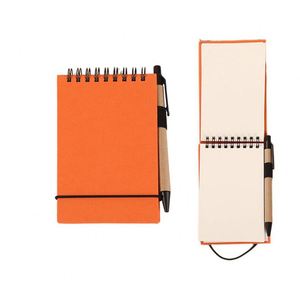 Custom Solid Color Eco-Friendly <b>Mini</b> Portable Pocket <b>Notebook</b> for Giveaways Trade Shows Flip-Up Design Spiral <b>Notebooks</b> with Pen - Product Image 2