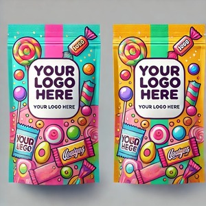 Sachets Doypack Personnalisés Anti-Odeur en Mylar de Qualité Alimentaire avec Logo Imprimé, Emballage Alimentaire Sécurisé pour Enfants pour Sushi, Lait, Bonbons - Product Image 1