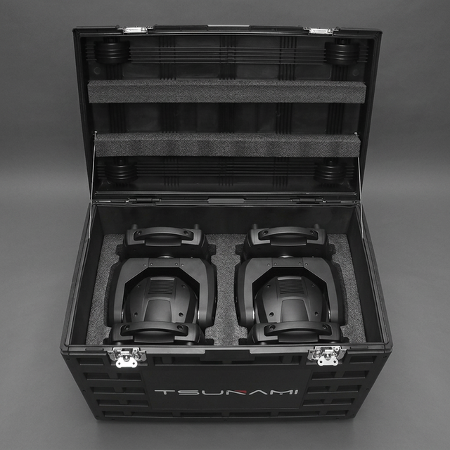 Tsunami 4U/6U/8U Heavy-Duty Audio Road Rack Case with Tour Cable Trunk Head Moving Light Flight Case OEM/ODM