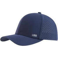 Gorras de Béisbol Personalizadas para Hombre, con Corte Láser, Resistentes al Agua, con Estampado 3D en Relieve, de 6 Paneles, con Cierre a Presión