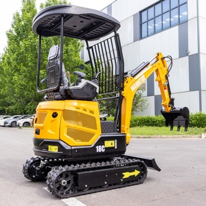 Mini-excavatrice sur chenilles HT18C de 1,8 tonne avec chenilles rétractables, idéale pour les travaux agricoles - Product Image 4