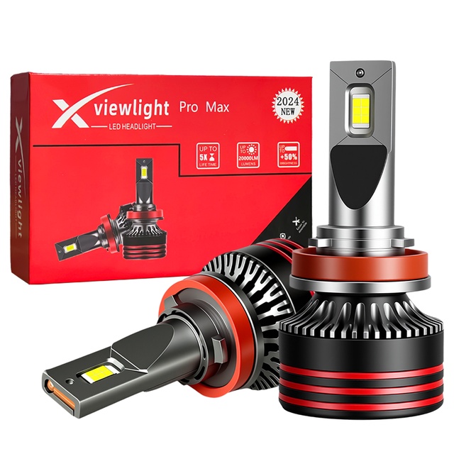 XviewLight M8 Pro New High Power Super Bright Canbus LED Headlight H7 110W 10000 Lumens 6500K Waterproof IP68 CSP Chip 2 Years