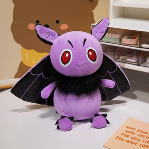 Adorable Peluche de <span class=keywords><strong>Mothman</strong></span> de 25cm 30cm, Figura de Polilla Negra, Juguetes de Peluche, Decoración de Halloween - Product Image 4
