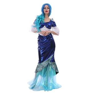 Disfraz de sirena para mujer, vestido de Halloween, disfraz de princesa del mar, traje de fantasía para actuación en escenario, juego de rol - Product Image 5