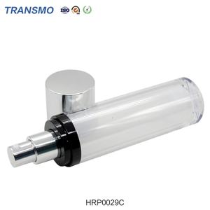 Flacon vide en plastique pour soins de la peau, flacons de luxe pour soins de la peau avec bouchons, couleur blanche, flacon pour lotion, contenant pour soins de la peau - Product Image 6