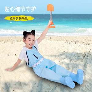 Combinaison de pêche et de baignade pour enfants Yilong Yang Family Generals en PVC rose et bleu pour la plage - Product Image 3