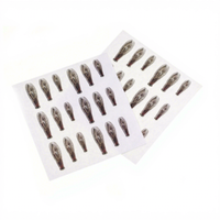 Ailes de mouches sèches pour la pêche à la truite, réalistes, en plastique durable, non adhésives, pré-coupées, pour la pêche en rivière et en lac