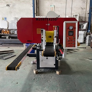 Industrial Horizontal Dual Blade Conveyor Resaw <strong>Wood</strong> <strong>Cutting</strong> Band Saw 15.37kW Motor for <strong>Cutting</strong> Logs Redwood <strong>Thin</strong> <strong>Wood</strong> <strong>Board</strong> - Product Image 5