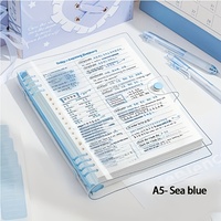 Carnets à couverture souple A5 et B5 personnalisés, avec pochettes détachables, classeurs à feuilles mobiles pour cahiers scolaires, cadeaux