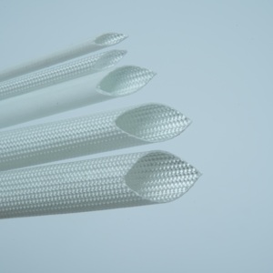 Gaine en fibre de verre résistante aux hautes températures, gaine isolante en fibre de verre, tube en fibre ignifuge et retardateur de flamme - Product Image 4