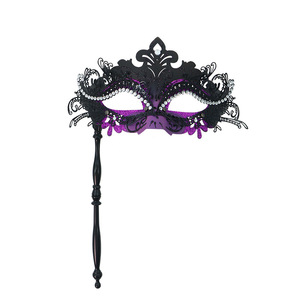 Maschera Veneziana di Halloween per Uomo e Donna, per Feste in Maschera con Decorazioni in Strass - Product Image 5