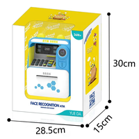 Nouveau style de jouet tirelire intelligent automatique avec reconnaissance faciale, en plastique ABS, pour enfants