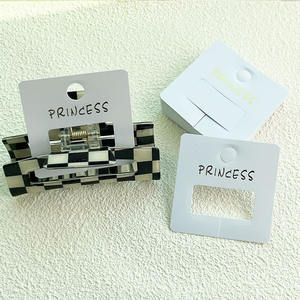 Étiquettes en <span class=keywords><strong>papier</strong></span> personnalisées avec logo pour <span class=keywords><strong>pince</strong></span> à cheveux, étiquettes en <span class=keywords><strong>papier</strong></span> épais pour <span class=keywords><strong>pince</strong></span> à cheveux de requin - Product Image 1
