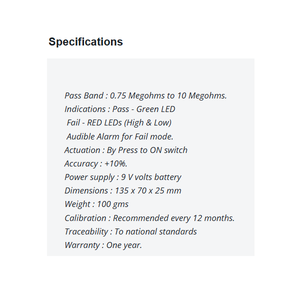 {"defaultLocale":null,"langAndValueMap":{"es_ES":{"autoTranslate":true,"value":"Probador de Correas de Muñeca Confiable ZE con Verificación ESD Rápida y Precisa, Indicadores Claros y Diseño Duradero para Electrónica Segura","translateEngineVersion":"AE_TRANS"}}} - Product Image 4