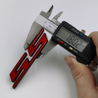 Autocollant de voiture logo SS en métal pour accessoires Chevrolet