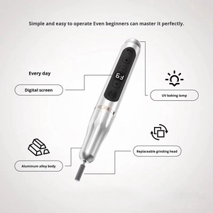 Cordless <b>Nail</b> Instrument with UV Lamp <b>Nail</b> Drill 9 Speed Aluminum Body Manicure Machine <b>Nail</b> Polish Remover Home Salon Use - Product Image 2