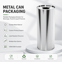 Elegante Recipiente Metálico Minimalista para Almacenamiento, con Logotipo Personalizado, para Aceite de Oliva, Aceite de Cocina y Alimentos Líquidos, Botella de Aluminio
