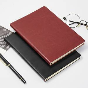 Venta al por mayor de fábrica, cuadernos de diario de papelería de tapa dura A5 de negocios personalizados con logotipo en relieve, diario de piel sintética suave B5 - Product Image 4