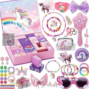 Brand Merchandise Gift With Purchase <strong>Advent</strong> <strong>Calendar</strong> Unboxing Kit for Kids Girls Hair Clips Beads Cosmetic Minis Gift Box - Product Image 5