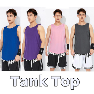 เสื้อกล้ามผู้ชายสไตล์ใหม่ล่าสุดปี 2025 ผ้าโพลีเอสเตอร์/คอตตอนถัก สวมใส่สบาย ระบายอากาศได้ดี แห้งเร็ว รับผลิตแบบ OEM - Product Image 2