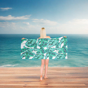 ผ้าเช็ดตัวชายหาดไมโครไฟเบอร์ ซึมซับดี น้ำหนักเบา บาง พิมพ์ลาย แห้งเร็ว ป้องกันการแพ้ ไม่ติดทราย สำหรับฤดูร้อน - Product Image 1