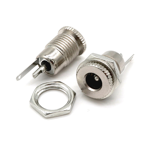 5.5 mm X 2.1mm DC Power Jack <b>Socket</b> Female Panel Mount Connector 5.5*2.1 5.5 X 2.5 Dc099 - Product Image 3