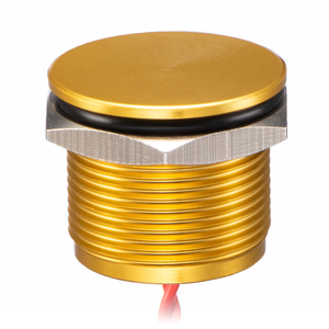 316 Stainless Steel Metal Piezo 22mm Latching 12V 24V With 1NO 1NC Contact For Mechanical Switch Replacement - Product Image 2