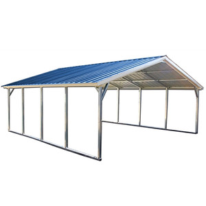 Ventes chaudes <span class=keywords><strong>de</strong></span> hangars à voitures préfabriqués en acier galvanisé, abris <span class=keywords><strong>de</strong></span> <span class=keywords><strong>voiture</strong></span> prêts à l'emploi - Product Image 1