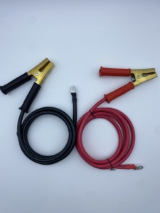 <span class=keywords><strong>Prix</strong></span> usine Câble <span class=keywords><strong>de</strong></span> <span class=keywords><strong>batterie</strong></span> en silicone 3AWG avec pince en cuivre 500A vers borne étamée 1,5M <span class=keywords><strong>pour</strong></span> onduleur, démarreur <span class=keywords><strong>de</strong></span> secours et alimentation électrique - Product Image 1