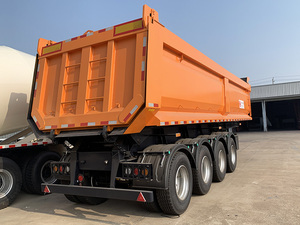 Semi-remorque benne arrière en U 4 axes 80T pour le transport de matériel lourd, fournie directement par le fabricant - Product Image 4
