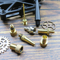 Aiguille de pompe à ballon, adaptateur de valve DV SV AV, adaptateurs de valve Presta Schrader pour vélo