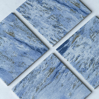 Mosaïque carrée en porcelaine bleue de haute qualité certifiée F1596, émaillée, imperméable, pour murs et sols de salle de bain, mosaïque pour piscine