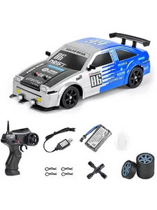 Voiture télécommandée Drift grande taille AE86 4x4, voiture de course rechargeable haute vitesse tout-terrain avec fonction de pulvérisation, jouet pour enfants, modèle GTR - Product Image 2