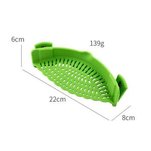 Colador de Cocina Snap N Strain para Ollas y Pastas - Colador Ajustable de Silicona con Clip para Ollas, Sartenes y Tazones - Product Image 2