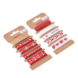 Paquete de regalos de regalo Decoración china del día de San Valentín Material de lazo de cinta roja - Product Image 5