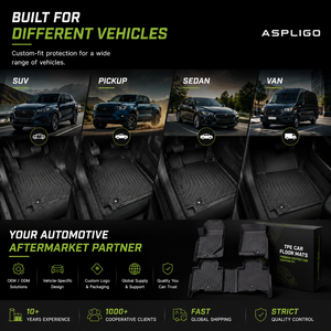 Tappetini Auto in TPE per <span class=keywords><strong>Peugeot</strong></span> <span class=keywords><strong>308</strong></span> 2014-2021 Impermeabili per Tutte le Stagioni Tappetini 3D su Misura - Product Image 6