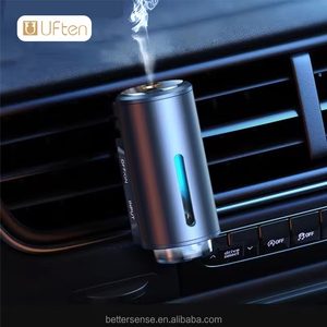 Mini diffuseur d'air pour voiture à ultrasons avec fonctionnement automatique intelligent, se fixe sur la grille d'aération de la voiture, disponible en plusieurs couleurs - Product Image 1