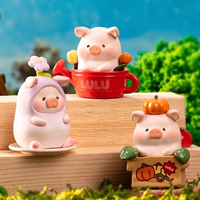 Vente en gros Toyzero LULU PIGGY Lulu Garden Beans Cutie PVC Échelle 1/12 Boîte mystère Figurine de cochon miniature mignonne Ornement de bureau pour 14 ans et plus