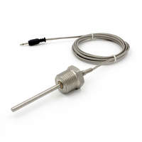 Capteur de température industriel en acier inoxydable avec filetage NPT 1/2 - PT100/PT500/PT1000