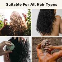 Savon solide shampoing naturel personnalisé sans SLS à l'orange douce et au pamplemousse
