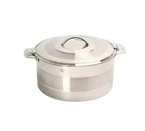 Plat chaud rond en acier inoxydable et fer poli miroir avec couvercle Finition brillante Casserole en acier inoxydable - Product Image 2