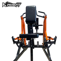 Máquina de remo sentado profesional para gimnasios comerciales