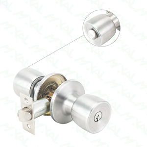 Maniglia <span class=keywords><strong>per</strong></span> Porta Scorrevole in Acciaio Inox 304 2026 con Serratura a Cilindro, 3 Chiavi, Grado ANSI 3, Placcato in Nichel - Product Image 4