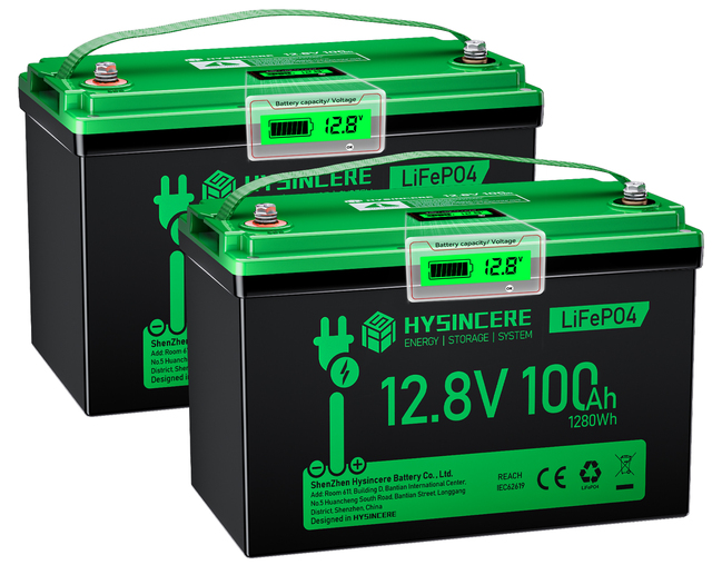 12V 24V LiFePO4 100Ah 200Ah 300Ah Battery Pack for Solar Energy System RV Marine Camping Lithium Ion Battery