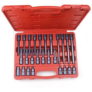 Hex Socket Set 26pcs Metric S2 Steel Industrial Grade Wrench Sleeve Tools - Product Image 1