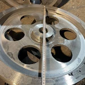 발전기용 주강 V벨트 플라이휠, 영구운동기 카운터웨이트 휠, 무료 에너지 풀리, OEM 맞춤 제작 가능 - Product Image 6