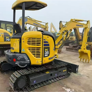 Mini-excavatrice sur chenilles d'occasion Komatsu PC35MR de 3 tonnes à faible nombre d'heures de travail pour usage agricole et domestique - Product Image 1